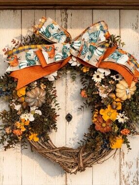 Harvest Heirloom Fall Floral wreath